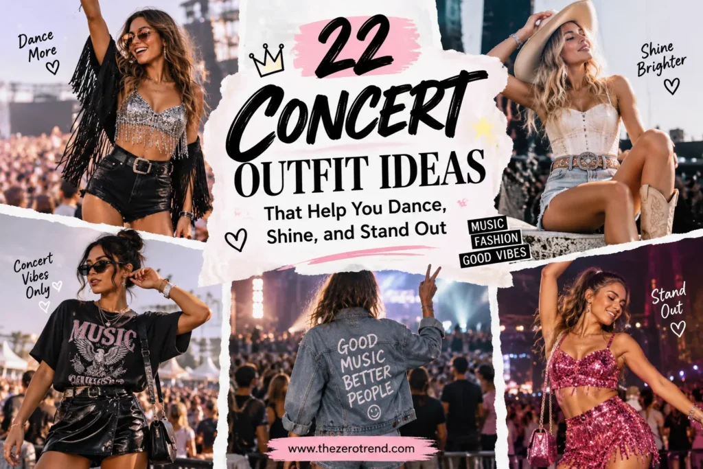 22 Concert Outfit Ideas That Help You Dance, Shine, and Stand Out